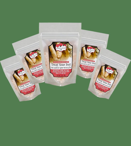 Himalayan Salt Treat your feet 200g 5 bags